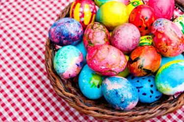 Multi-colored eggs - Does Easter Commemorate the Resurrection of Christ?