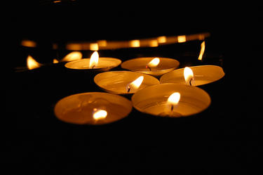 Tea candles - memorial