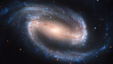 Photo of a galaxy.