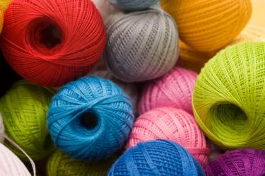 bright colored yarn - The Christian Woman: An Act of Kindness