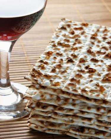 Cup of wine and matzos - The Passover Bread and Wine The Meaning of the Passover