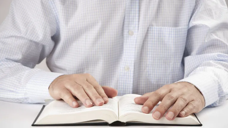 The Bible lists seven festivals to be celebrated each year. A Bible open on a table