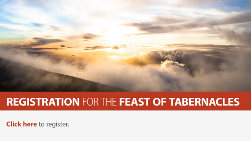 Register for the Feast of Tabernacles