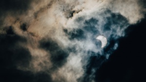 A photo of an eclipse. 