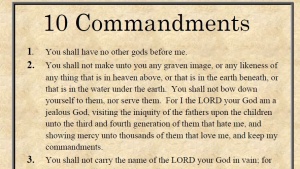 Ten Commandments