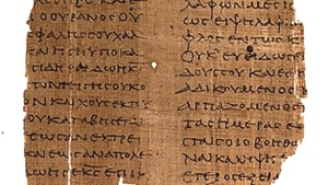 2nd century biblical text fragment from Egypt