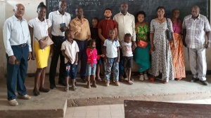 a group of people keeping the Feast of Tabernacles