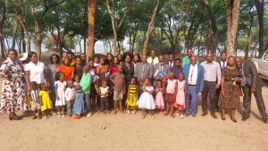 a group of people keeping the Feast of Tabernacles