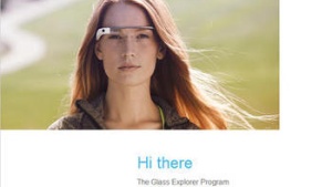 Screenshot of Google Glass invite