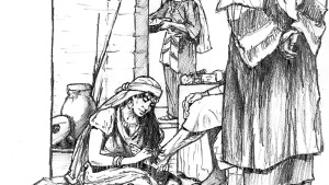 Illustration of Mary and Martha