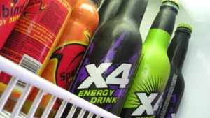 energy drink bottles