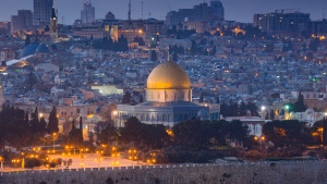 The Temple Mount in Jerusalem.