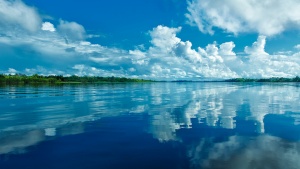 Crossing the Demerara River, Guyana