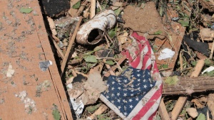 Tornado aftermath in Moore, OK