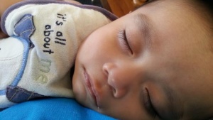 A sleeping child in Guatemala