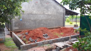 foundation for church hall extension