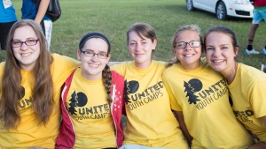 Campers for a photo at Camp Cotubic. 