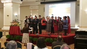 the choir at the Feast in Penang, Malaysia.