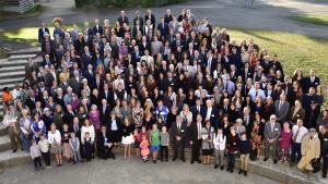 Group photo at the Feast in Evian-les-Bains, France.