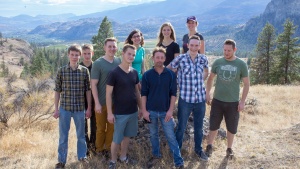 Young adults in Osoyoos, British Columbia.