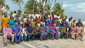 Campers and staff at Nigeria's youth camp.