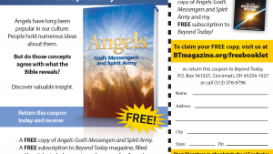 This is a graphic of the Angels booklet advertisement.