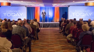 Gary Petty in Nashville giving his presentation at the America: The Time is Now! campaign. 