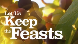 This is the title graphic of the "Let Us Keep the Feast" Bible study series.