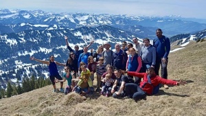 Brethren who participated in the European Young Adult Spring Activity in recent years enjoyed hiking in the Alps.