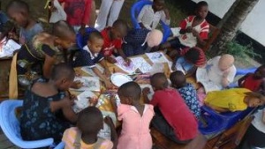 Four Australian Youths Teach Skills for Youth Corps Project at Camp in Kenya