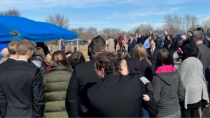 Graveside service for Shawn Cortelyou.