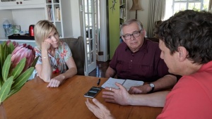 Victor Kubik talking with Vivien and Cathy Botha in South Africa for an Inside United Podcast. 