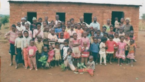 The Church in the DRC. Sam Bwalya is the second male in the back row, left to right