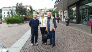 Victor and Beverly Kubik traveling in Italy.