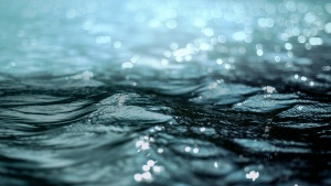 Upclose photo of water.