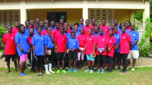 Campers from Ghana Youth Camp. 