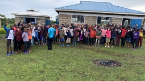 Photo of campers at the UYC program in Kenya.