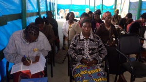 Ladies at services during the Women’s Enrichment weekend in Lusaka, Zambia.