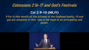 Col 2:16-17 and God’s Festivals