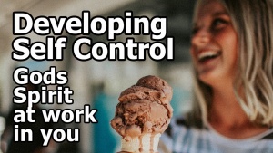 Self Control - God's Holy Spirit at Work in You