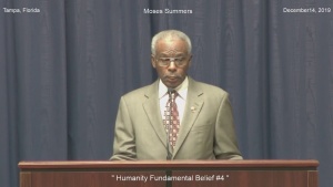 Moses Summers " Humanity - Fundamental Belief #4 "