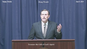 Doug Wendt "Treasure the Gift of God's Spirit."