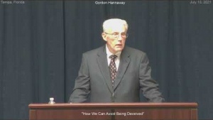 Gordon Hannaway "How We Can Avoid Being Deceived"