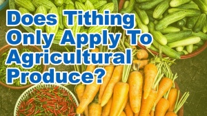 Is Tithing Only Applicable To Agricultural Produce? Honoring God With All Your Possessions