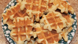 waffle iron cookies 