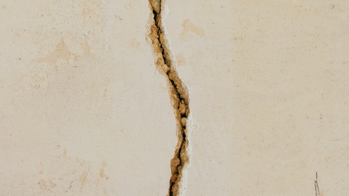 Cracked wall