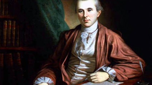 Painted portrait of Dr. Benjamin Rush