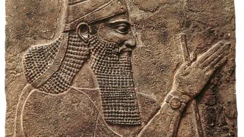 This portrait of the Assyrian monarch Tiglath-Pileser III was found in his palace at Nimrud 26 centuries after his invasion of Israel in 745 B.C.