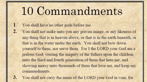 Ten Commandments