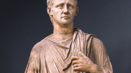 A Greco-Roman statue.